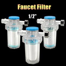 1/2"Faucet Water Filter Kitchen Bathroom Sink Mount Filtration Tap Home Purifier