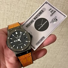 Hublot Classic fusion Carbon Fiber dial Ceramic 45mm extra blue & orange straps 2