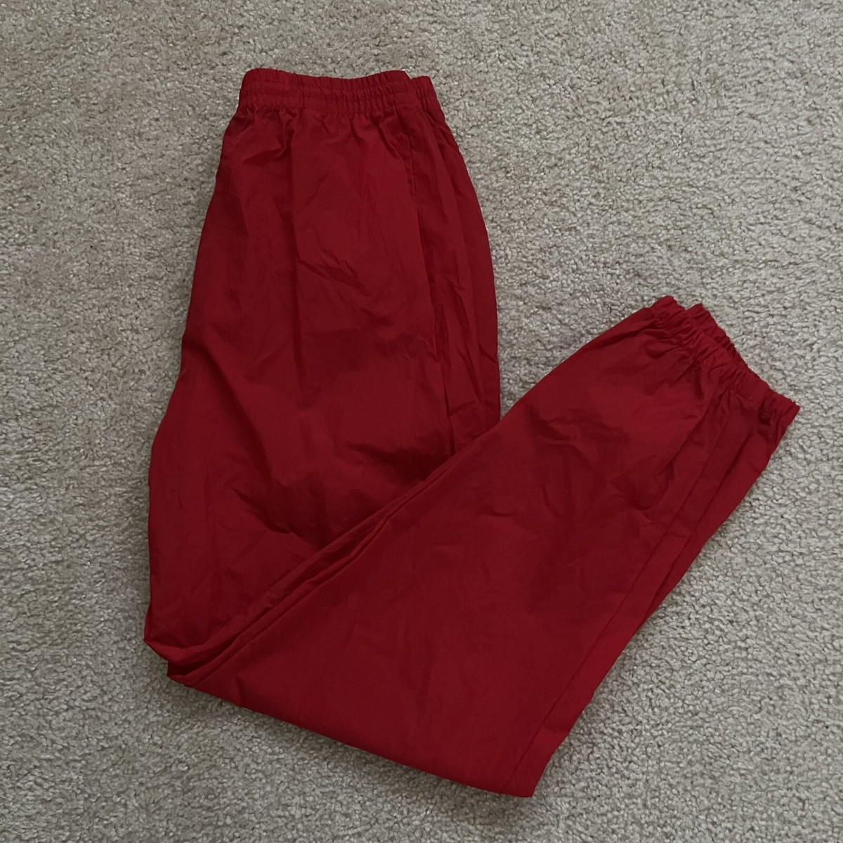Marlboro Vintage Adventure Team Red Swish Nylon Windbreaker Pants