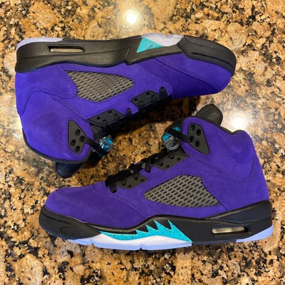 Nike Air Jordan 5 Retro Purple Alternate Grape Sneaker NEW DS 136027-500 Size 9 | eBay