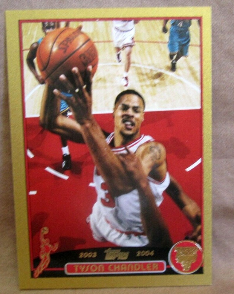 Tyson Chandler 2003-04 Topps Gold Variant Parallel#98/99 Card#147!Bulls F 