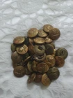 Large RAF Royal Air Force WW2 Brass Buttons 22mm 23mm KC Greatcoat Great Coat x1