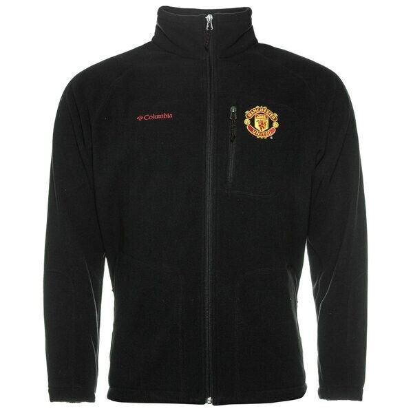 Columbiaブラックフルジップジャケット Manchester United COLUMBIA JACKA TITAN PASS MEN FC MANCHESTER UNITED JACKET SOCCER