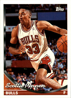 1993-94 Topps Scottie Pippen #92 Chicago Bulls HOF Basketball Card