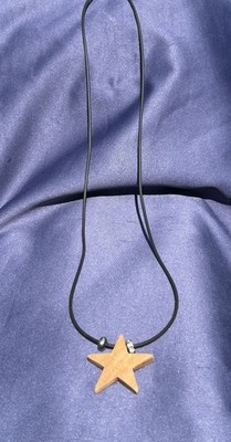 Kirschbaum Stern Anhänger  Kette mit Strass Rondell , Edelstahl 
