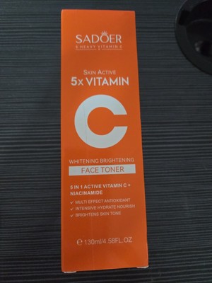 SADOER 5X Heavy Vitamin C Whitening Brightening Skin Active Face Toner 130ml