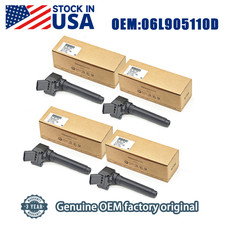 4pc Genuine Vw Direct Ignition Coil 1.8 2.0 Jetta Beetle Passat Golf 2015-2023