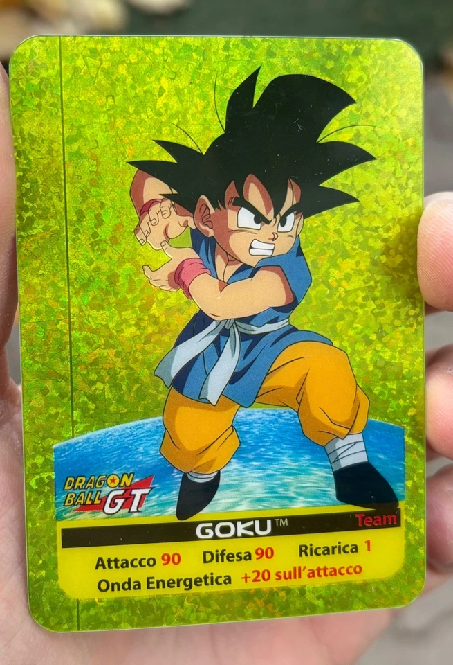 lamincards dragon ball gt, Dragon Ball GT Goku S3 2007 ERRORE DI STAMPA - Immagine 2 di 2