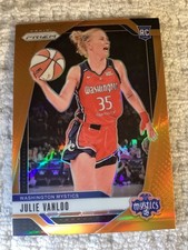 2024 Panini Prizm WNBA #42 Julie Vanloo Orange Prizms /99 RC Rookie Card Sparks
