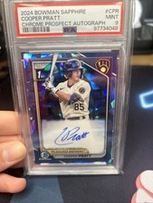 Cooper Pratt 1st Bowman Sapphire Auto Psa 9