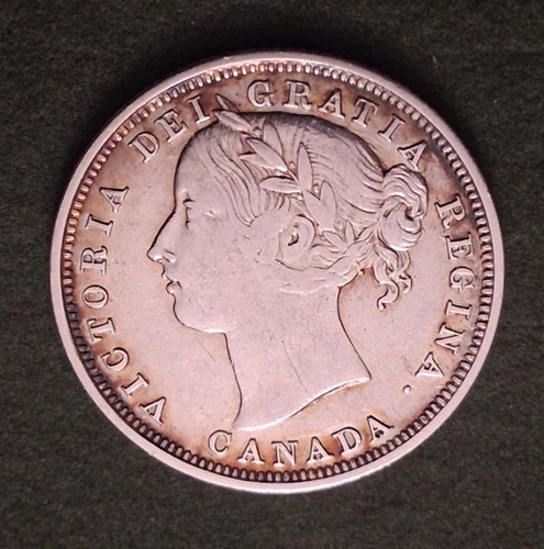 CANADA - 1858 20 cents - old cleaning/retoning - FINE