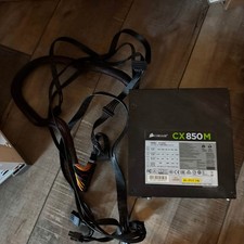 Corsair CX850M 850W 80 Bronze Semi-Modular ATX Power Supply PSU  All Cables