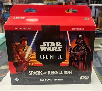 Star Wars Unlimited Card Game ''Spark of the Rebellion'' Two-Player Starter Box!