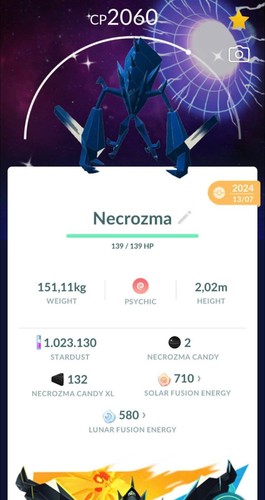 Pokémon G0  -  Shiny Necrozma BG Global