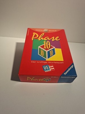 Ravensburger Phase 10 Würfelspiel 271306 | US Bestseller | Vintage KOMPLETT