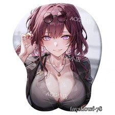 Honkai: Star Rail Kafka 3D Stereo Wrist Protection Silicone Mouse Pad Xmas Gift
