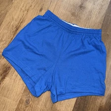 Champion Gym Shorts Blue Athletic Sprinter Polycotton Vtg 80s 90s NOS Mens Small