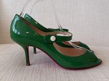 Christian Louboutin Vintage Iowa 70 Patent Leather Tacchi Taglia 38 Usati pochissimo