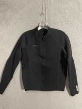 O'NEILL 1.5mm REACTOR Men's Neoprene Zip-Front Top Size Large Black