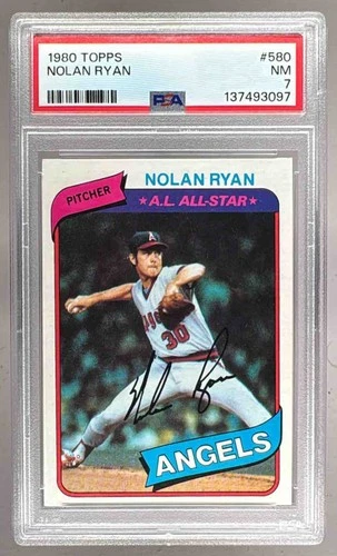1980 Topps 580 Nolan Ryan PSA 7 137493097
