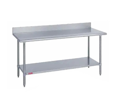Duke Manufacturing 30''x24'' Standard 16/400 Stainless Steel Work Table 5'' Riser