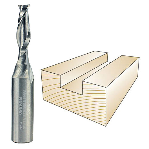 Whiteside Spiral Upcut Bit, 1/2 in. SH x 5/16 in. CD x 1 in. CL