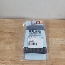 Duluth Trading Co Men's Buck Naked Boxer Briefs Blue Mercury Size Med NWT