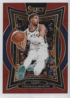 2024-25 Panini Select Concourse Red Prizm 173/199 Tyrese Haliburton #64 1aj