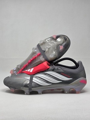 Adidas Predator Pro Tongue FG Football Soccer Cleats Grey Men s Size 7 JR3324