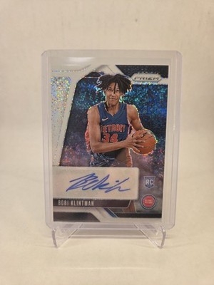 2024 PANINI PRIZM ROOKIE SIGNATURES WHITE SPARKLE 1/1 Bobi Klintman 1/1 