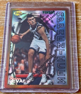 BRIAN EVANS 96-97 Topps Finest #28 APPRENTICES BRONZE COMMON REFRACTOR !