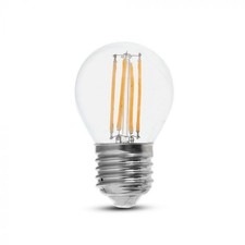V-TAC VT-2386 Lampadina led 6W E27 2700k lampada filamento 130lm/w goccia G45 ve