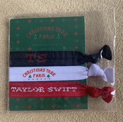 Taylor Swift Christmas Tree Farm Hair Ties Set Holiday  display picture 2