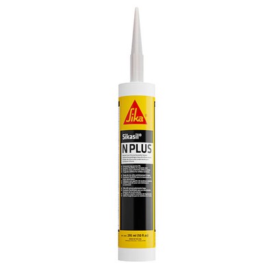 Sika Sikasil -N Plus White 10oz w/Nozzle