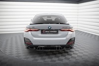 Heckansatz Diffusor Passend FüR BMW 4Er Gran Coupe M440I G26 Schwarz Matt