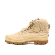 AIGLE Damen Technisupport Boots Beige Canvas Hoher Outdoor Stiefeletten EU 42