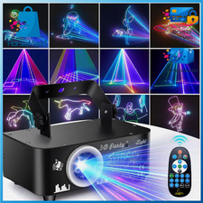 Discolicht RGB Animation DJ Partylicht mit Fe...