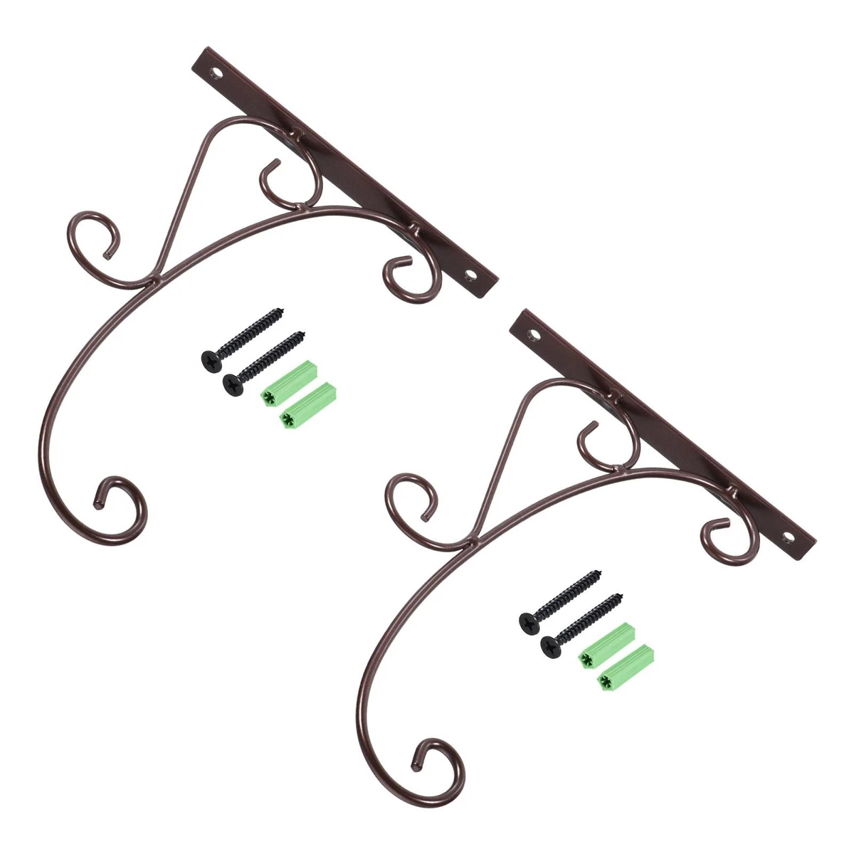 Ganci In Ferro Per Piante, Supporti Da Parete Per Mangiatoie Per Uccelli Fioriere Lanterne Campanelli A Vento 96021762