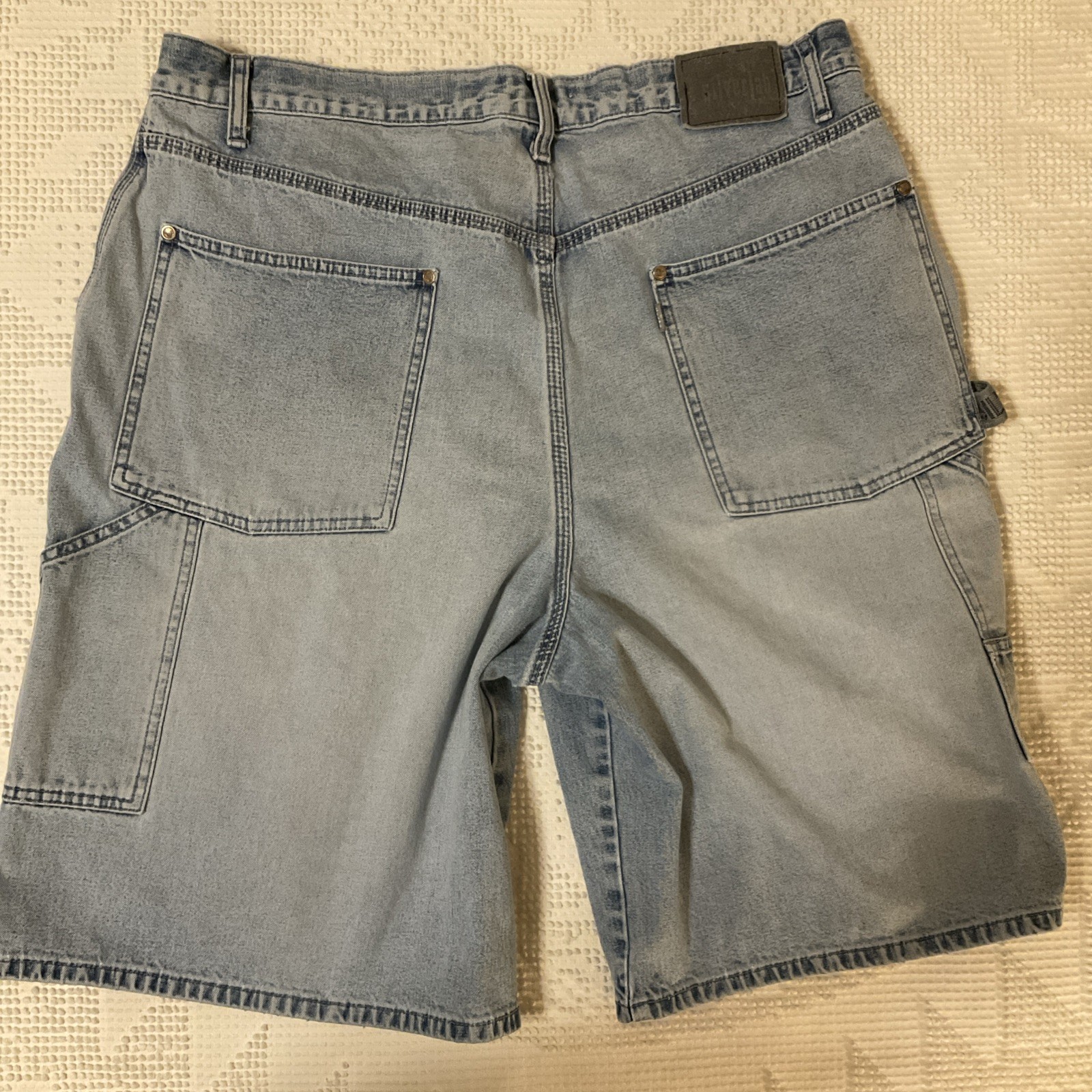 LEVIS SILVERTAB - Men’s Vintage Y2K Carpenter Blue Jean Shorts 1233 thumbnail 6