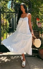 SHOW ME YOUR MUMU Gracie Dress in White Womens Small MSRP- $188