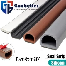 Weather Seal Strip Draught Excluder Tape Foam Stick Door Window Rubber Isolation