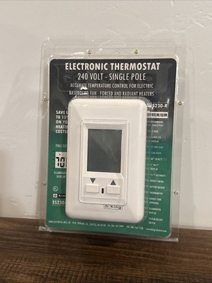 King Electrical ES230-R Digital Thermostat 240v/208v  New Sealed
