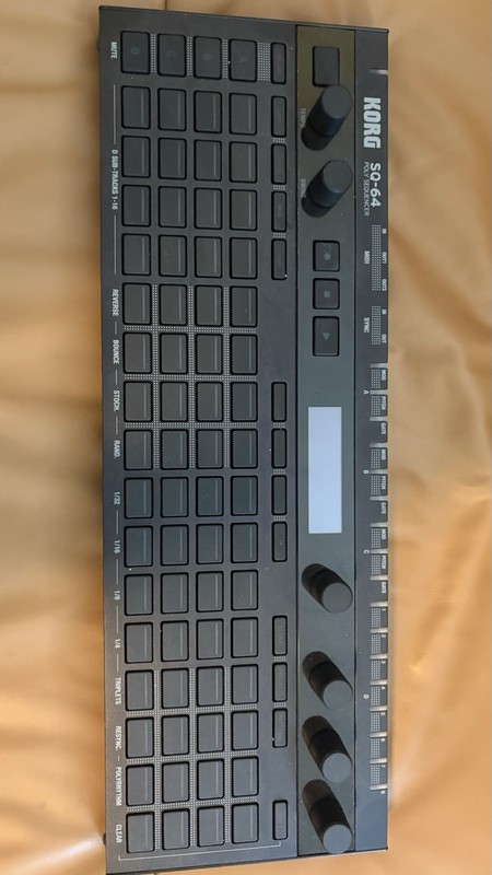 Korg SQ-64 64-Step Polyphonic Step Sequencer CV/MIDI Controller, Used