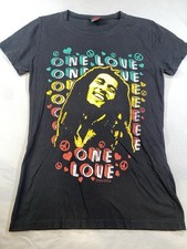 Bob Marley Zion Rootswear T-Shirt Size Large One Love Rasta Green Yellow Red