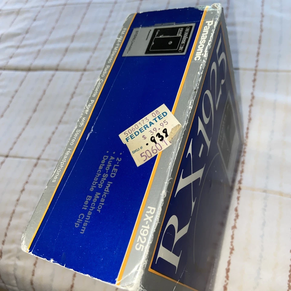 Panasonic RX-1925 Stereo Radio Cassette Player  Headphones Parts Only - Image 4 of 4