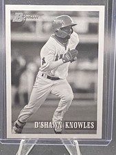 2021 Bowman Heritage #139 D'Shawn Knowles Black & White