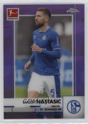 2020-21 Topps Chrome Bundesliga Purple Refractor 24/299 Matija Nastasic #88 00e8