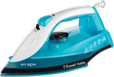 Image of Russell Hobbs My Iron Steam Iron, Ceramic Soleplate, 260Ml Water Tank, 120G Stea