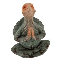 Betende SchildkröTe Aus Resin Bemalt 7 X 6 Cm Sea-Club