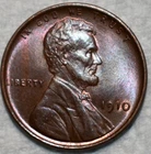 Gem Uncirculated 1910-P Lincoln Cent, Superbly Struck, High Quality specimen.